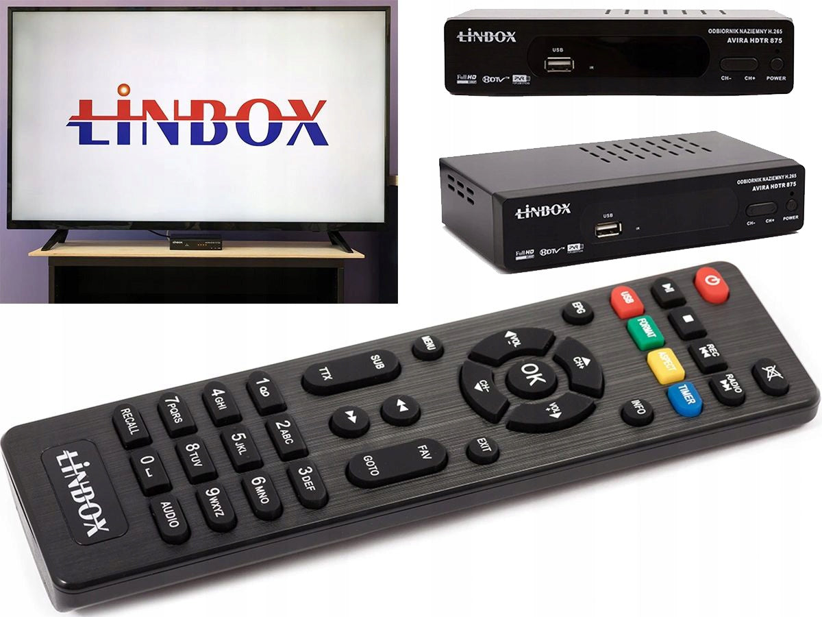 Tuner DVB-T2 dekoder cyfrowy HDMI TV naziemnej