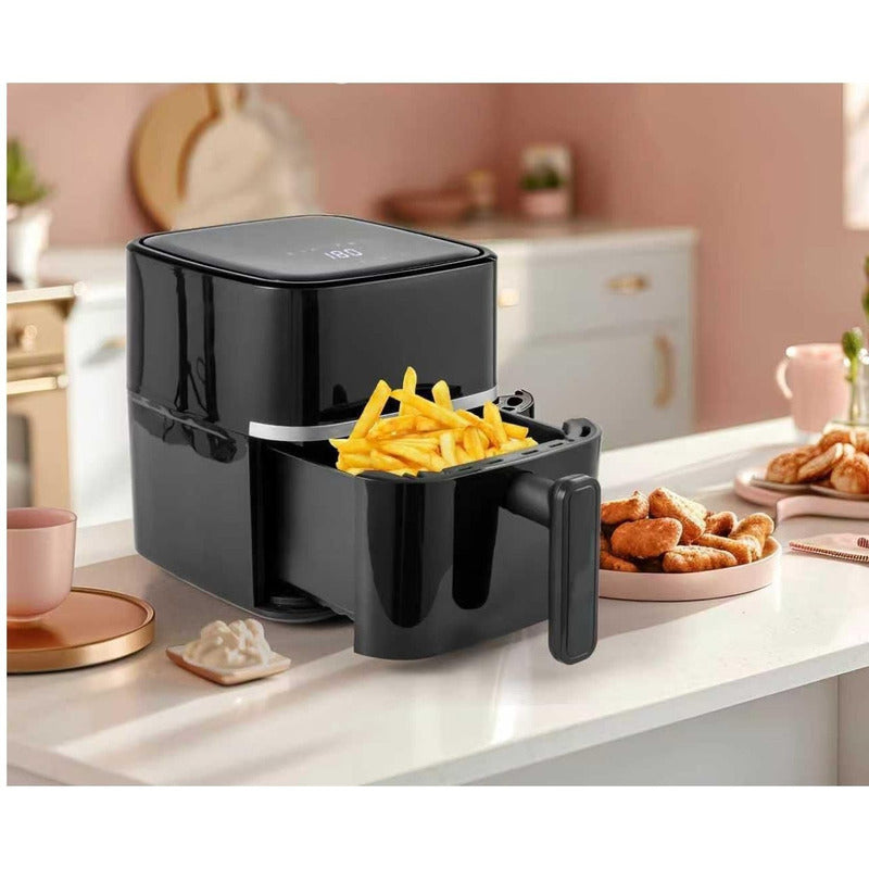 Frytkownica AIR fryer beztłuszczowa Linbox 304 idealna dla 1-2 OSÓB pojemność kosza 3 litry 1000W