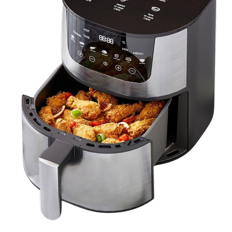 Frytkownica beztłuszczowa AIR fryer Linbox czarna 4,5L 1400W